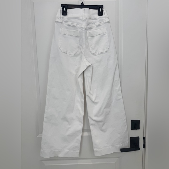 Spanx Cropped Wide Leg Jeans With Patch Pockets - Picture 3 of 8